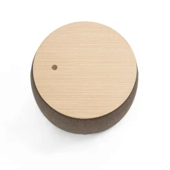 Verto Pouf e Tavolino da Caffè Rotondo Marrone*Durame Online