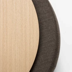 Verto Pouf e Tavolino da Caffè Rotondo Marrone*Durame Online