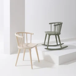 W. 608 Sedia a dondolo grigia di Fabrizio Gallinaro*Billiani 1911 Online