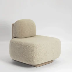 Yoshida Beige Bouclè Armchair*Secolo New
